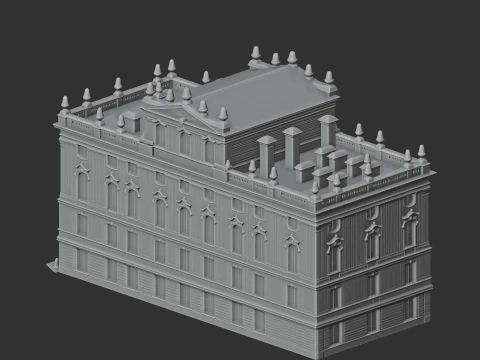 Archbishops Palace Prague 3D Model