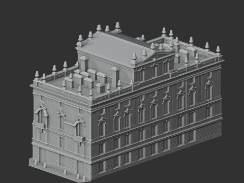 Archbishops Palace Prague 3D Model