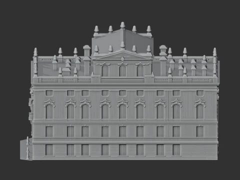 Archbishops Palace Prague 3D Model