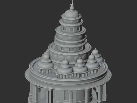 Asramam 3D Model