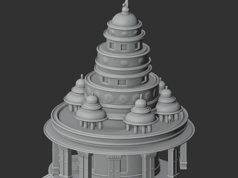 Asramam 3D Model