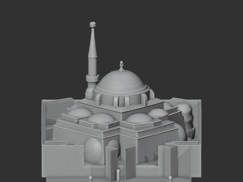 Atik Pasha Palace 3D Model