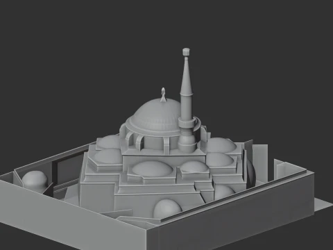 Atik Pasha Palace 3D Model