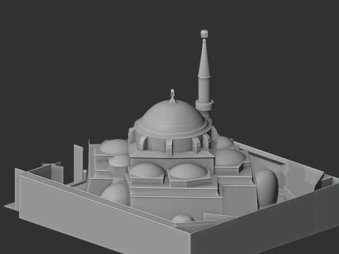 Atik Pasha Palace 3D Model