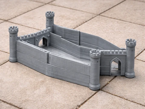 Castello di Auckland Modello 3D