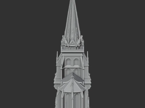 Autun Cathedral 3D Model