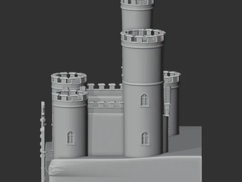 Barnstaple Castle 3D Model