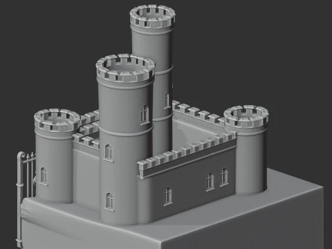 Barnstaple Castle 3D Model
