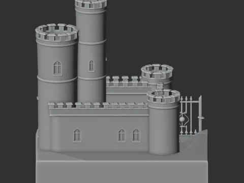 Barnstaple Castle 3D Model