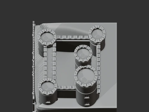 Barnstaple Castle 3D Model