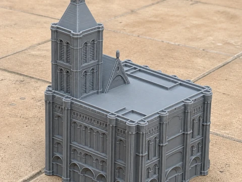 Basilica of Saint-Denis Modello 3D
