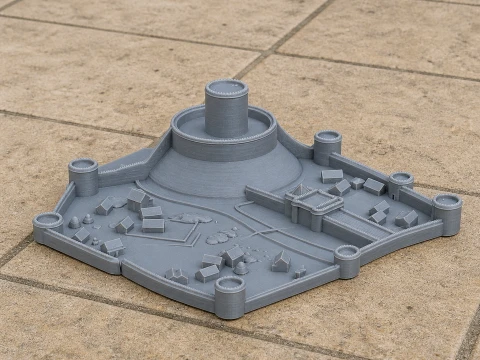 Bedford Castle Modello 3D