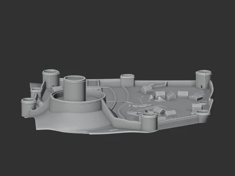 Bedford Castle 3D Model