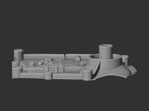 Bedford Castle 3D Model