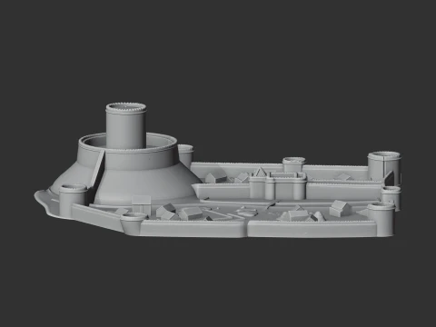 Bedford Castle 3D Model