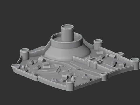 Bedford Castle 3D Model