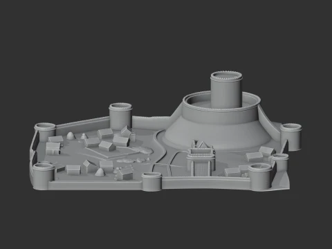 Bedford Castle 3D Model