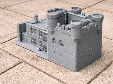 Belsay Castle 3Dモデル