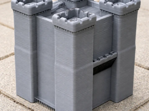 Bewcastle Castle Model 3D