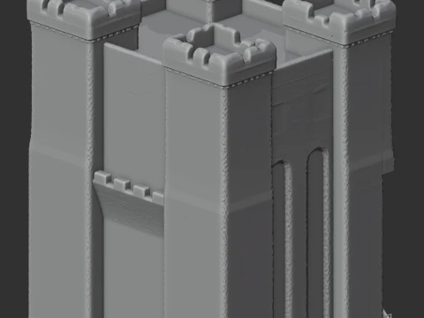 Bewcastle Castle 3D Modell