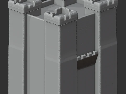 Bewcastle Castle 3D Modell