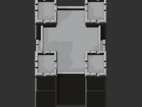 Bewcastle Castle 3D Modell