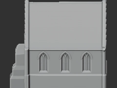 Biddlestone RC Chapel 3D Model