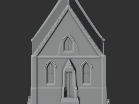 Biddlestone RC Chapel 3D Model
