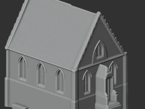 Biddlestone RC Chapel 3D Model