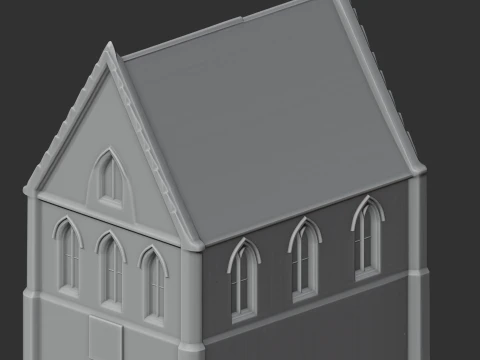 Biddlestone RC Chapel 3D Model