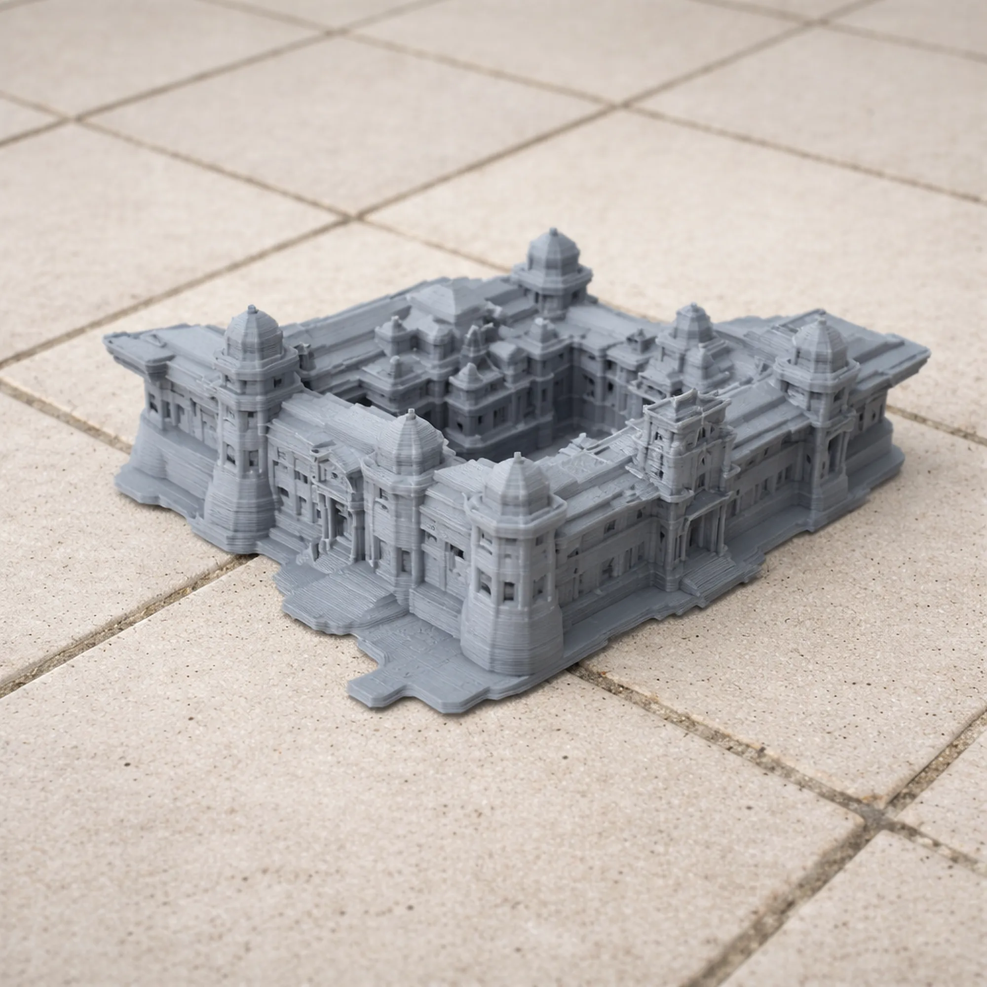 Bincknoll Castle 3D Model .c4d .max .obj .3ds .fbx .stl .blend