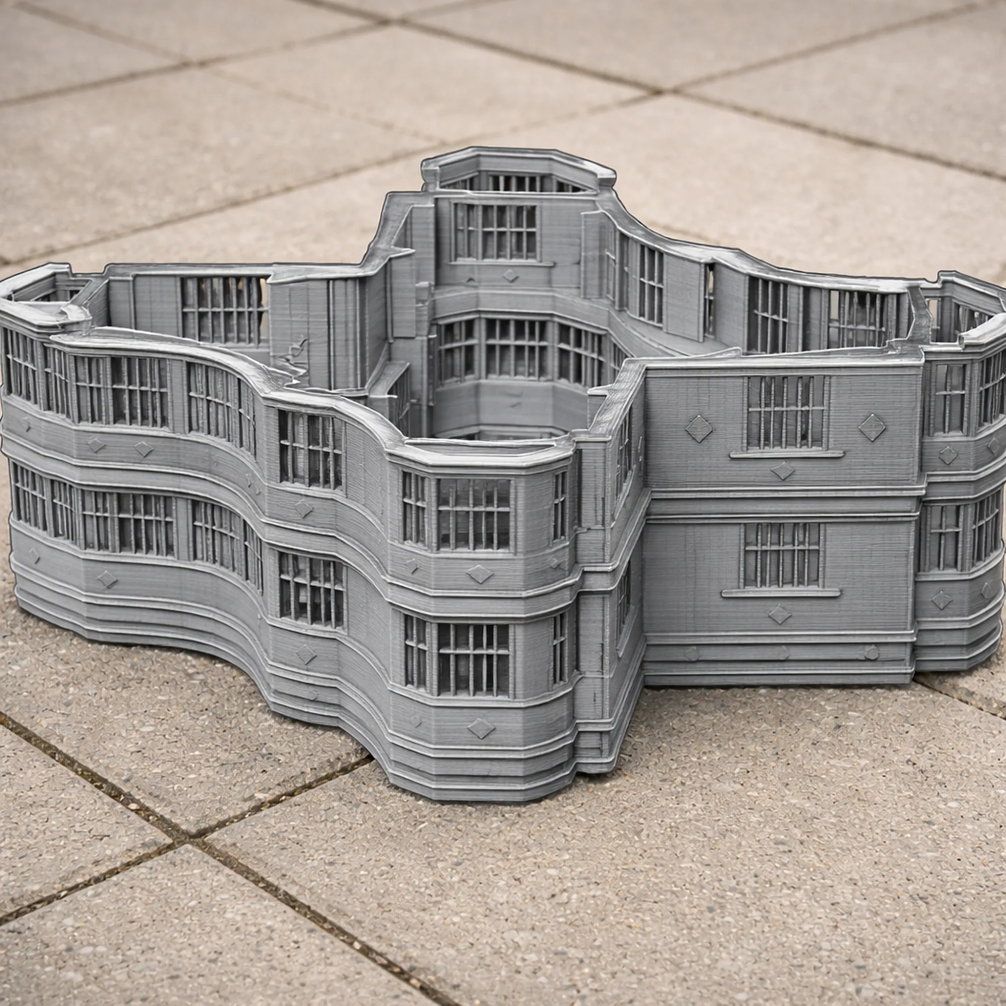 Benefield Castle 3D Model .c4d .max .obj .3ds .fbx .stl .blend 