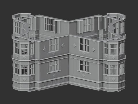 Benefield Castle 3D Model