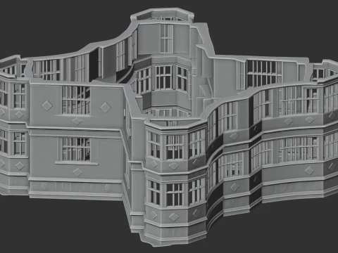 Benefield Castle 3D Model
