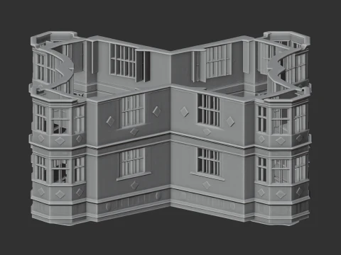 Benefield Castle 3D Model
