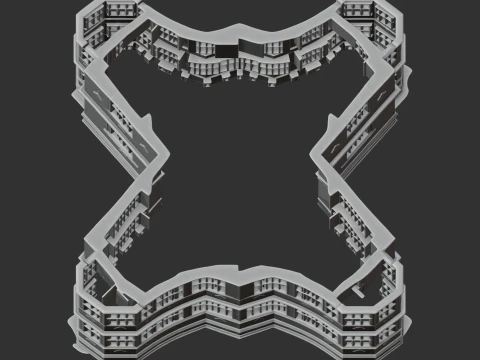Benefield Castle 3D Model