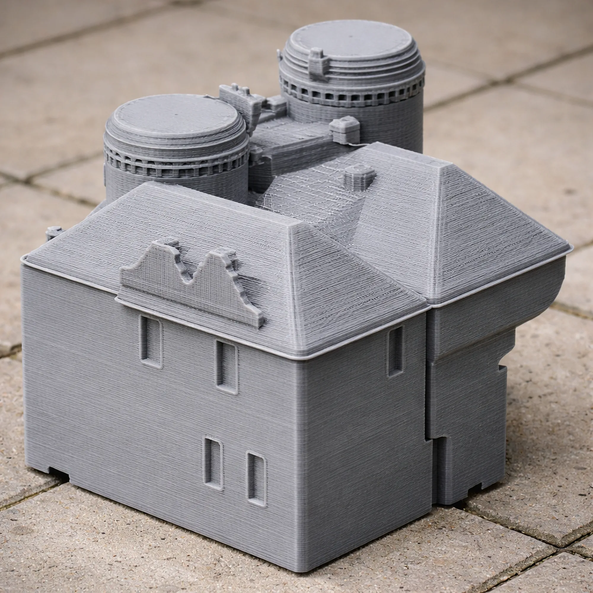 Benington Castle 3D Model .c4d .max .obj .3ds .fbx .stl .blend 
