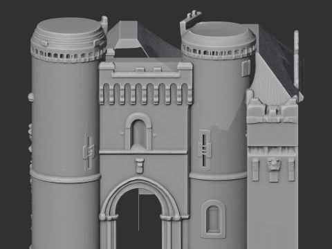 Benington Castle 3D Model