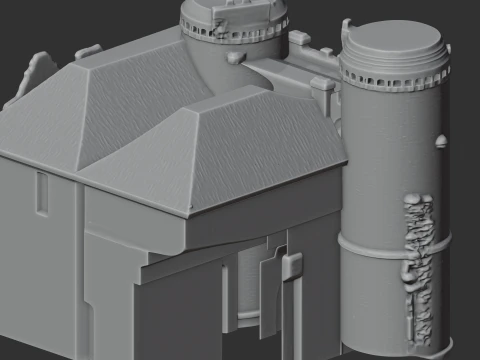 Benington Castle 3D Model