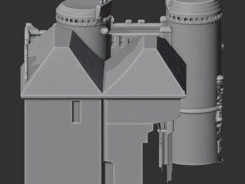 Benington Castle 3D Model