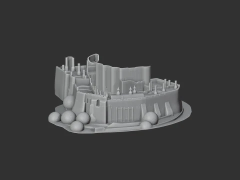 Berkeley Castle 3D Model