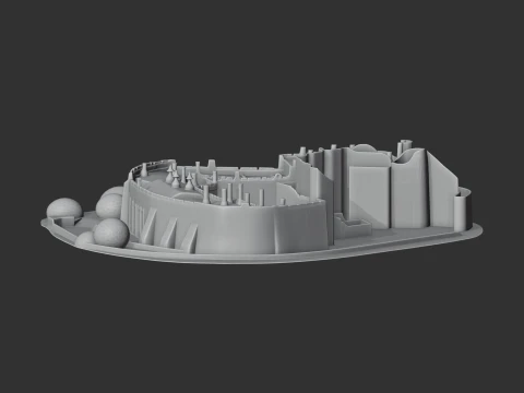 Berkeley Castle 3D Model