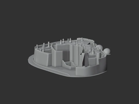 Berkeley Castle 3D Model