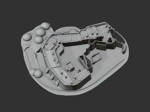 Berkeley Castle 3D Model
