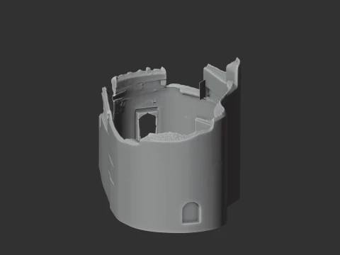 Berry Pomeroy Castle 3D Model