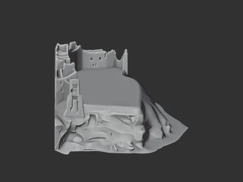 Berwick Castle 3D Model