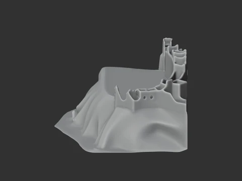 Berwick Castle 3D Model