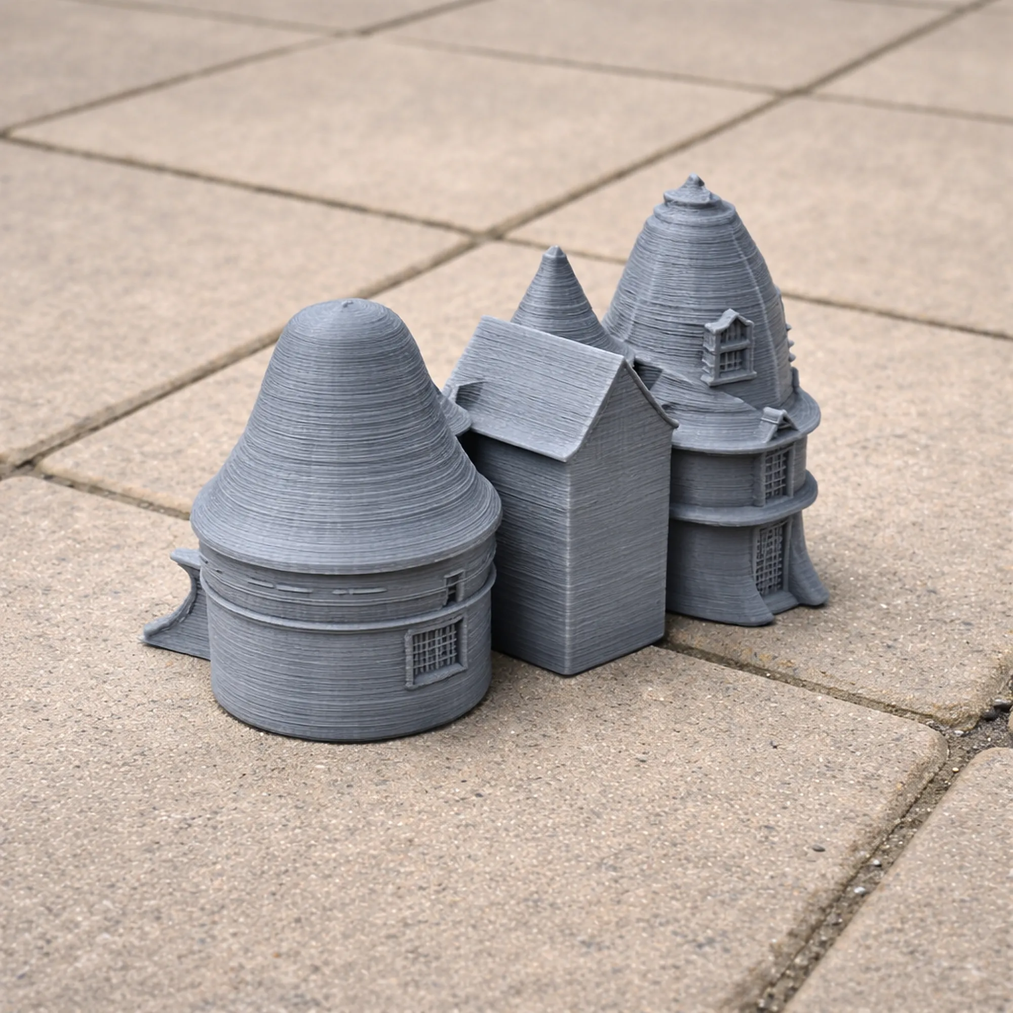 Bishopton Castle 3D Model .c4d .max .obj .3ds .fbx .stl .blend 