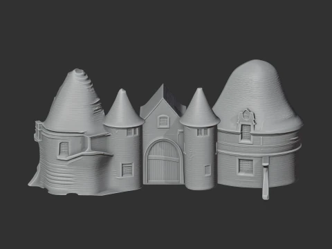 Bishopton Castle 3D Model