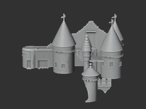 Bitchfield Castle 3D Model